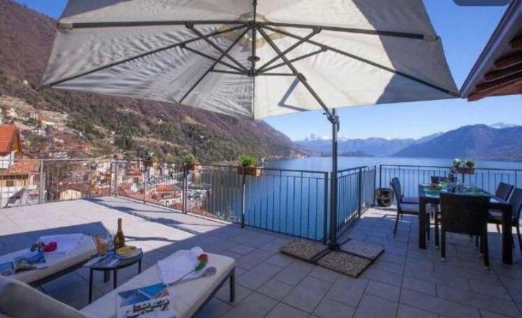 Ferienwohnung Luxury Penthouse With Big Terrace Argegno Exterior foto